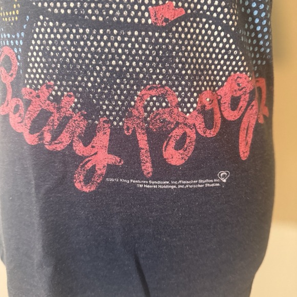 Betty Boop T-shirt Rare Graphic Print From 2102 Comic Style Women's Size Small - Picture 4 of 7